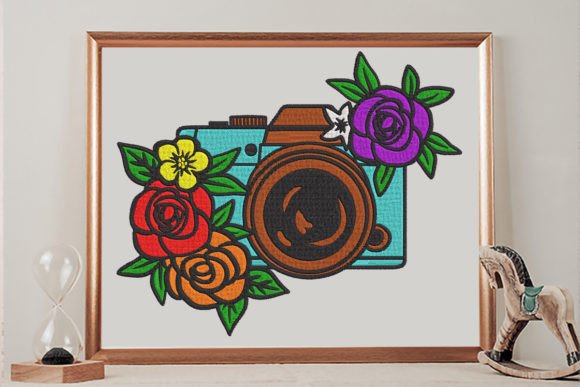 Camera Floral: A Boho Holiday Embroidery Staple