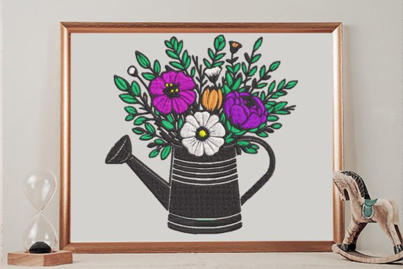Floral Watering Can