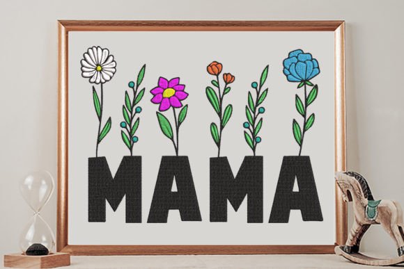 Mama Floral: A Thoughtful Embroidery Design for Real Projects